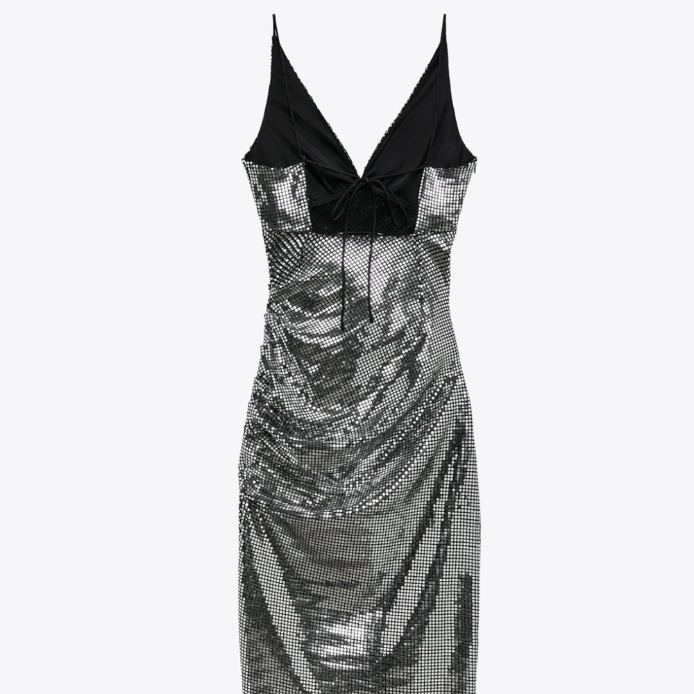 Zara Shimmer Midi Dress - Picture 11 of 13